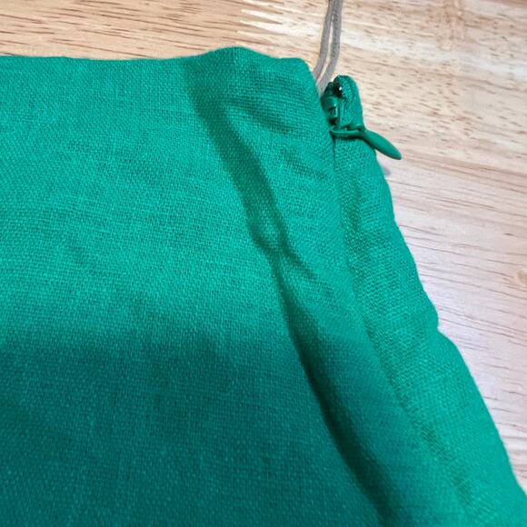 A New Day Women's Green Linen Side Zip Mini Skirt - Size Small - NWT - Picture 5 of 7